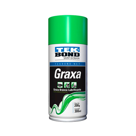 Graxa Lubrificante Branca Spray Tekbond 300ml