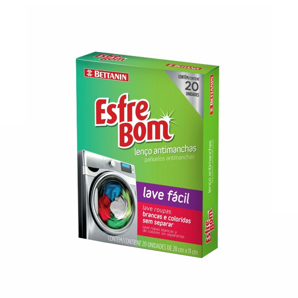 Lenço Antimanchas Esfrebom 20 Unidades