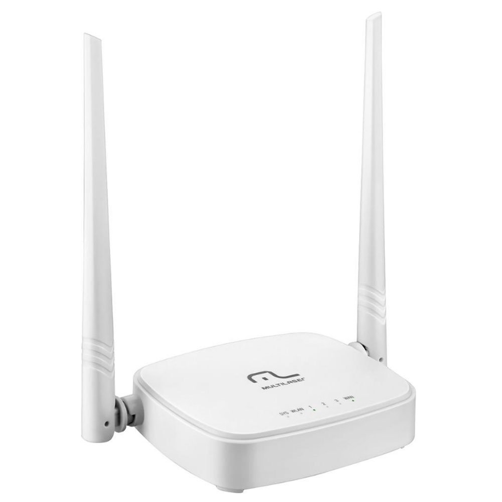 Roteador Wireless 2 Antenas Branco RE160 Multilaser 300MBS - Bivolt
