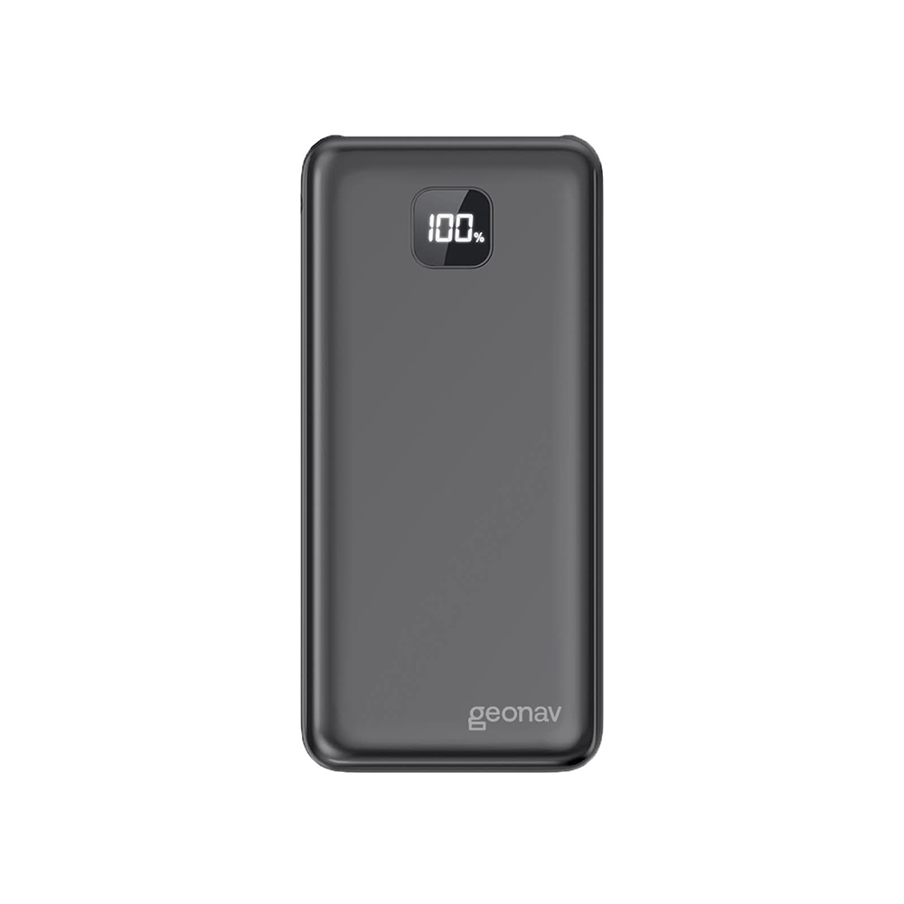Carregador Port&aacute;til 10.000Mah 20W Preto Geonav