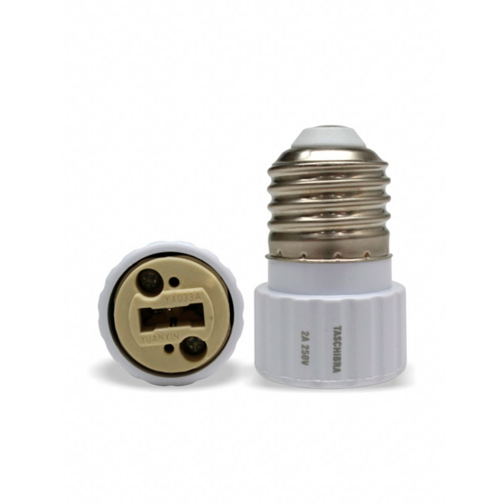 Soquete Adaptador E27-G9 Taschibra 2 Unidades