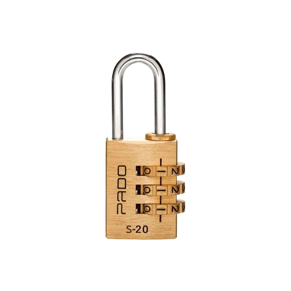 Cadeado Segredo de Latão Dourado Pado 20mm