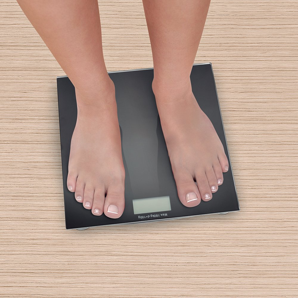 Balança Digital para até 180 kg Preta Multilaser