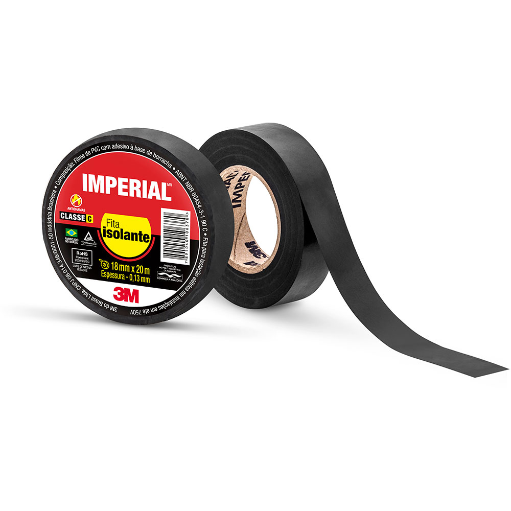 Fita Isolante Imperial 3M - 18mmx20m