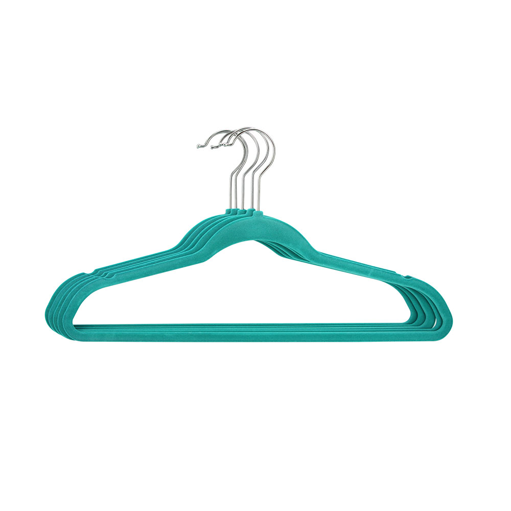 Cabide de Veludo para Roupas Clink 5 Unidades