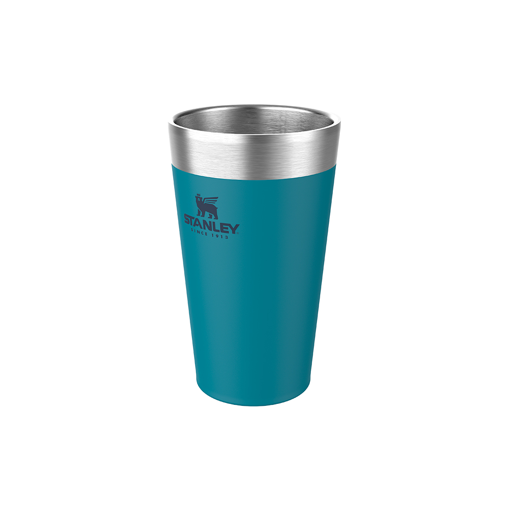 Copo Térmico de Cerveja Inox Azul Turquesa sem Tampa Stanley 473ml