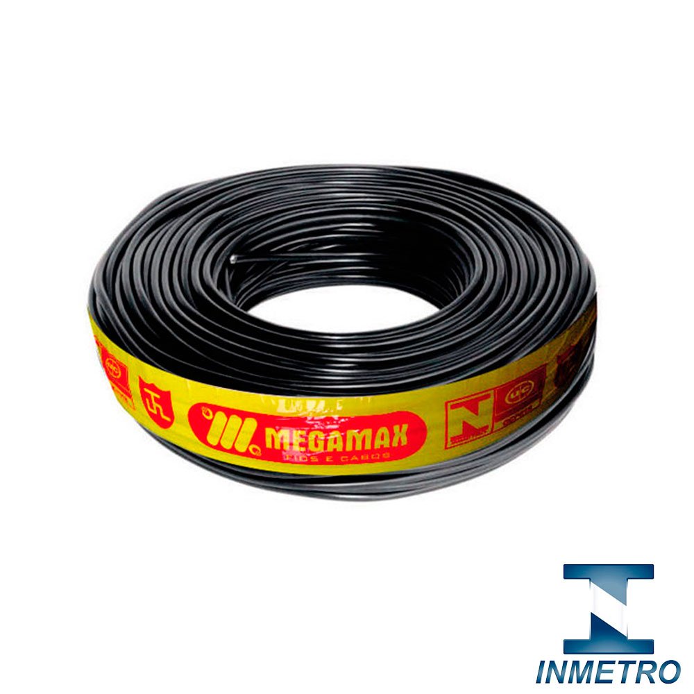 Cabo Flexível 1,5mm Preto 750V Corfio 1m