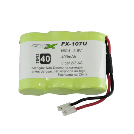 Bateria para Telefone sem Fio FX-107U Flex 400mAh - 3.6V