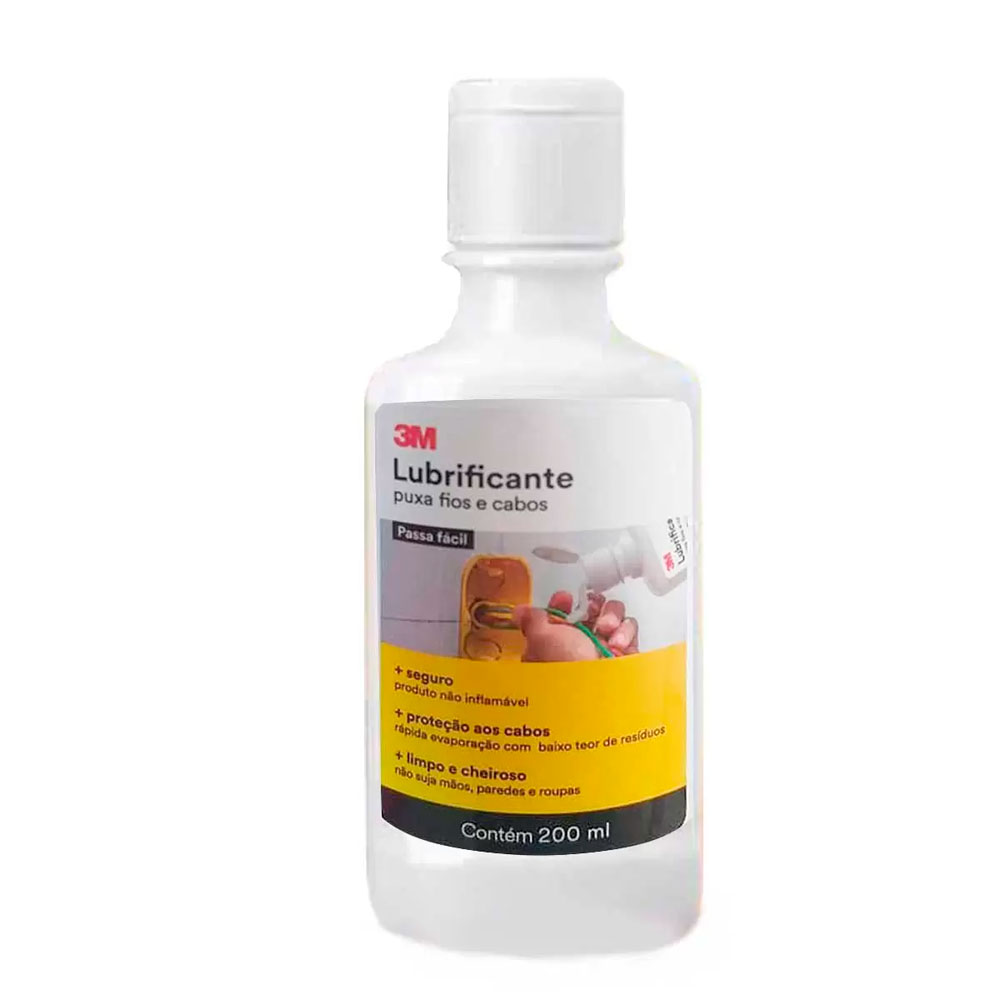 Lubrificante Puxa Fios e Cabos 3M 200ml