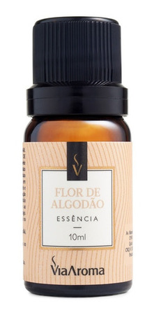 Ess&ecirc;ncia Via Aroma Flor de Algod&atilde;o 10ml