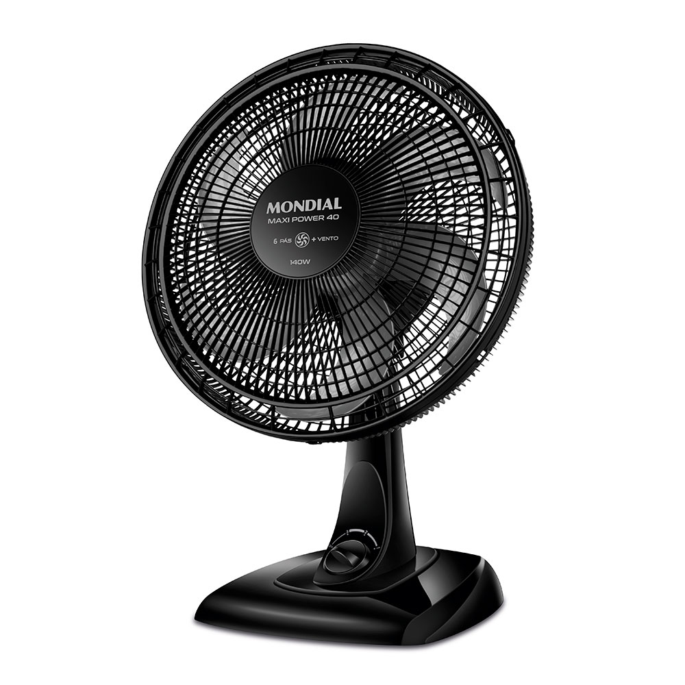 Ventilador de Mesa Maxi Power Preto 40cm V-40-B Mondial 127v