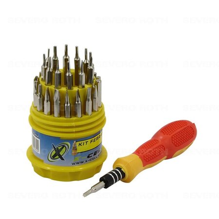 Kit de Chaves 31 peças em 1 XC-K31X1 X-CELL