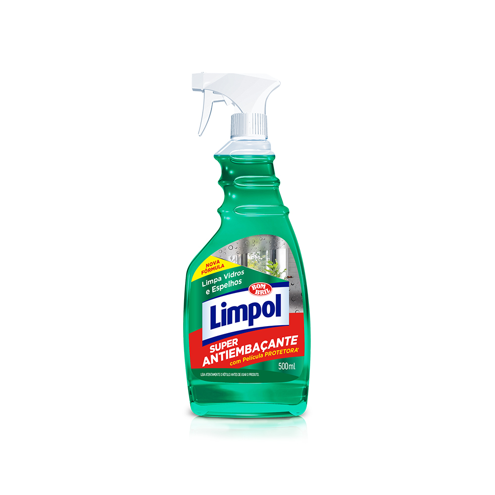 Limpa Vidros Antiemba&ccedil;ante 500ML Limpol