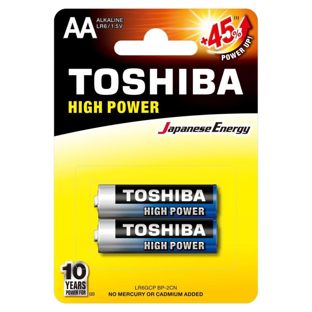 Pilha AA Alcalina Toshiba 2 Unidades