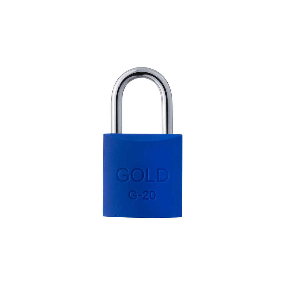 Cadeado de Latão Azul Gold 20mm